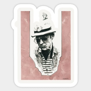 Hunter S Thompson Sticker